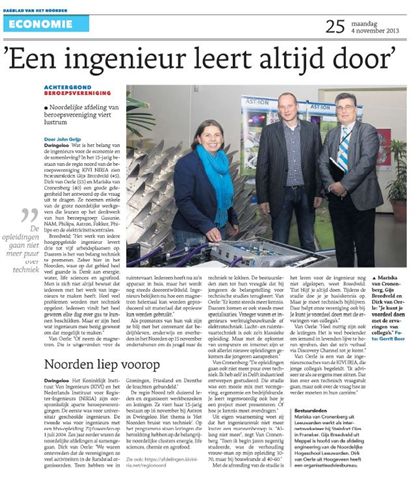 Artikel een Ingenieur leert altijd door